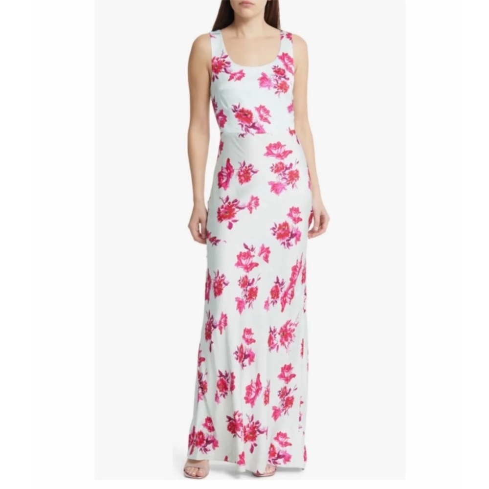 Favorite Daughter Summer Peony The Sunroof Floral Maxi Dress Size 8